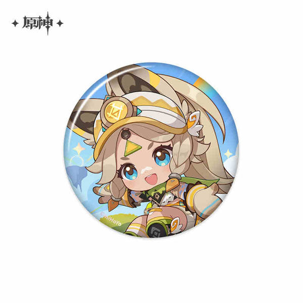 miHoYo Genshin Impact Blaze to Natlan Chibi Merchandise-Kachina (Q Badge)-miHoYo-Ace Cards & Collectibles