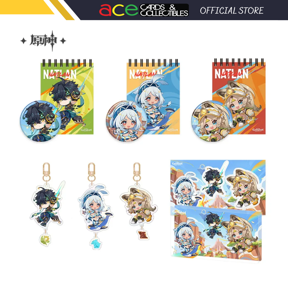 miHoYo Genshin Impact Blaze to Natlan Chibi Merchandise-Kinich (Q Badge)-miHoYo-Ace Cards & Collectibles
