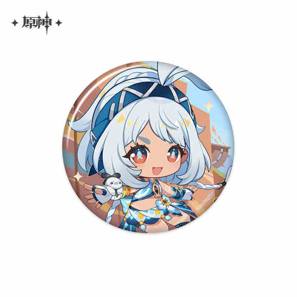 miHoYo Genshin Impact Blaze to Natlan Chibi Merchandise-Mualani (Q Badge)-miHoYo-Ace Cards & Collectibles