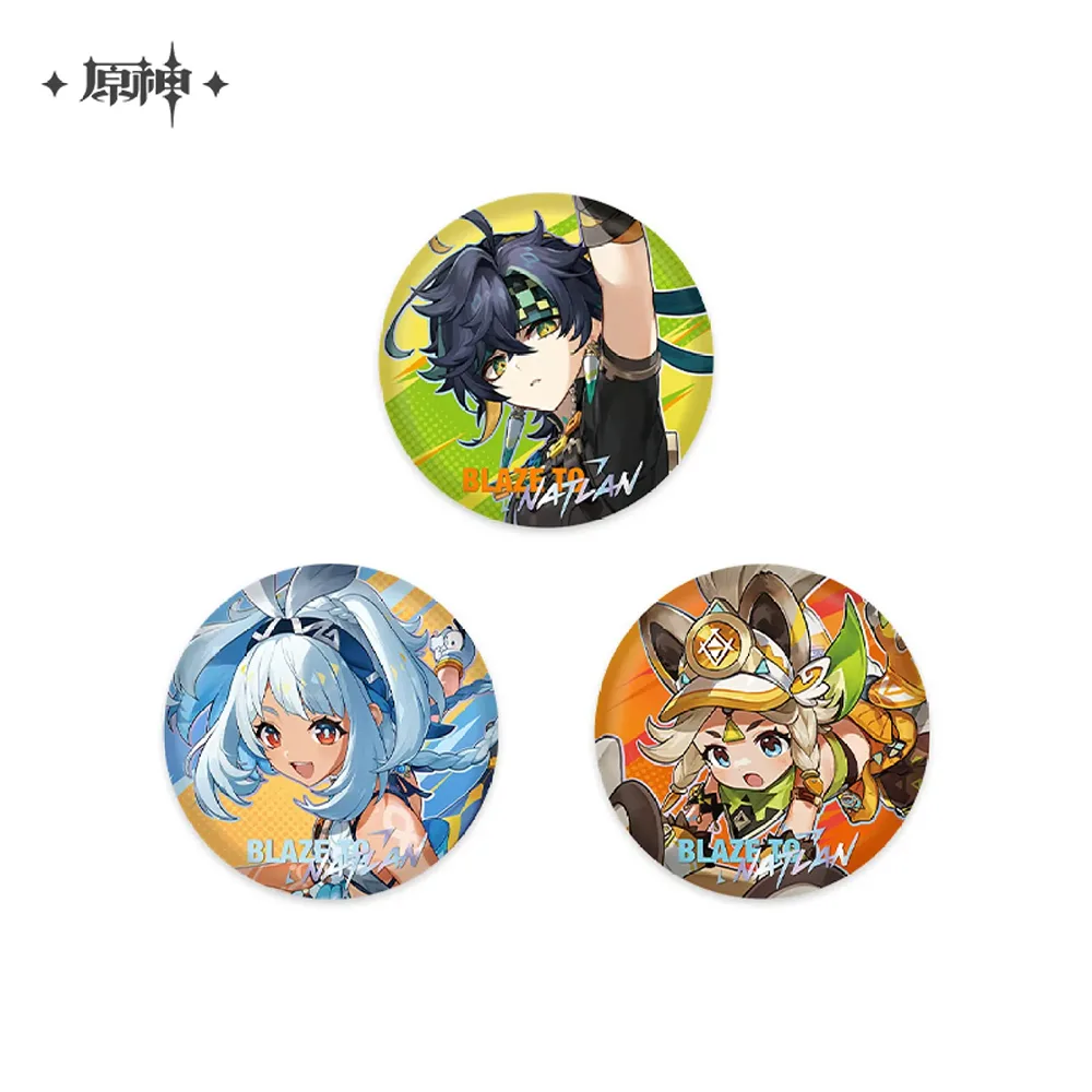 miHoYo Genshin Impact Blaze to Natlan Merchandise-Kinich (Badge)-miHoYo-Ace Cards & Collectibles