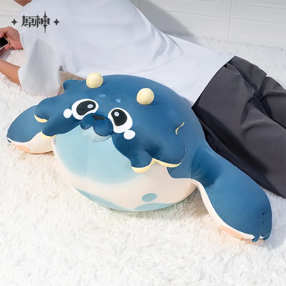 miHoYo Genshin Impact Blubberbeast Plush (Throw Pillow / Hangable Plushie)-Pillow - Blue-miHoYo-Ace Cards &amp; Collectibles