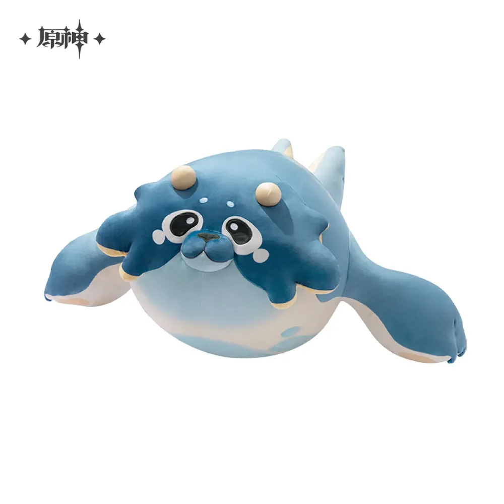 miHoYo Genshin Impact Blubberbeast Plush (Throw Pillow / Hangable Plushie)-Pillow - Blue-miHoYo-Ace Cards &amp; Collectibles