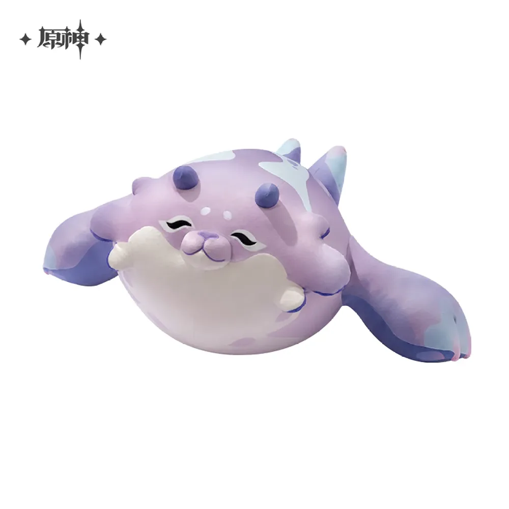 miHoYo Genshin Impact Blubberbeast Plush (Throw Pillow / Hangable Plushie)-Pillow - Purple-miHoYo-Ace Cards & Collectibles