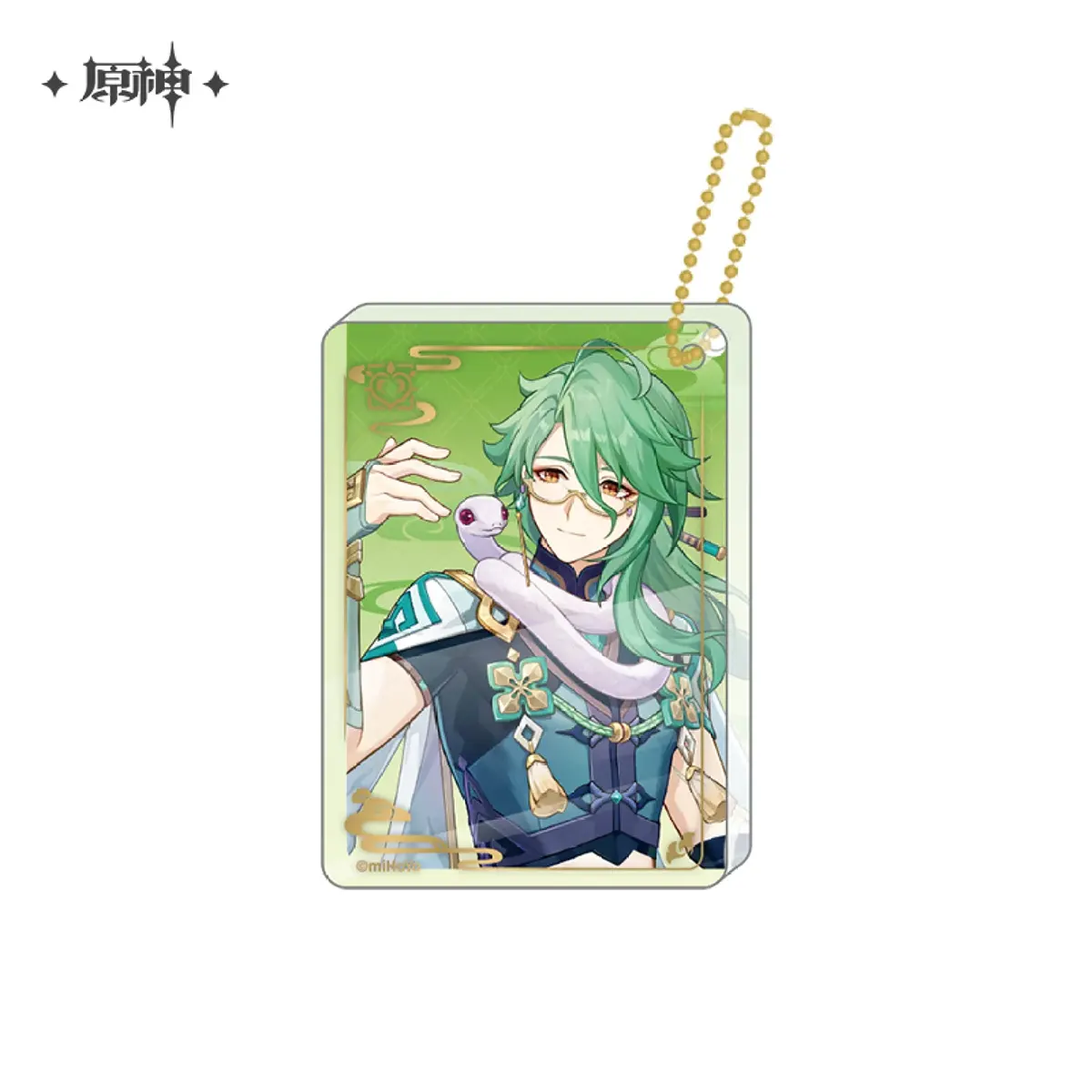 miHoYo -Genshin Impact- Character Acrylic Block Keychain Vol. 3-BaiZhu-miHoYo-Ace Cards &amp; Collectibles