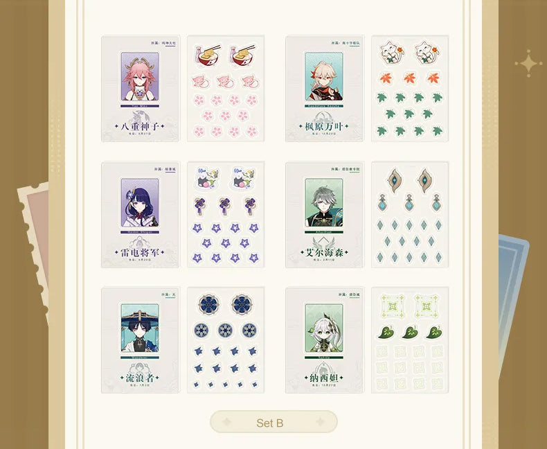 miHoYo Genshin Impact Character Acrylic Shakers "Set B" Blind Box-Single Box (Random)-miHoYo-Ace Cards & Collectibles