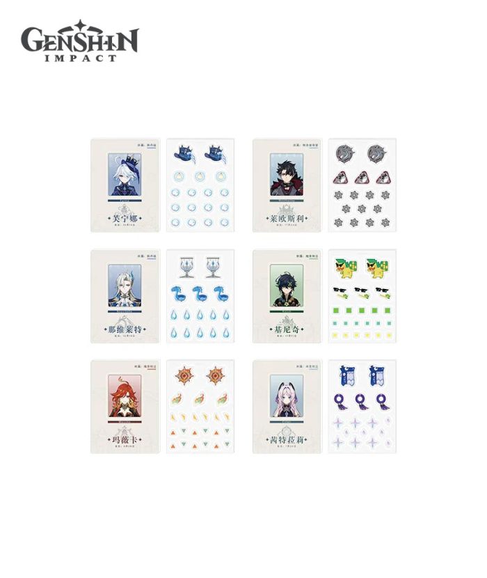 miHoYo Genshin Impact Character Acrylic Shakers "Set C" Blind Box-Single Box (Random)-miHoYo-Ace Cards & Collectibles