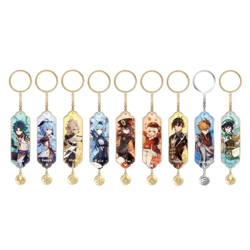 miHoYo -Genshin Impact- Character Metal Keychain-Zhong Li-miHoYo-Ace Cards & Collectibles