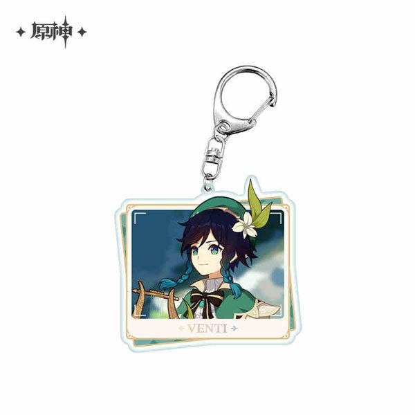 miHoYo Genshin Impact Character PV Acrylic Keychain-Venti-miHoYo-Ace Cards &amp; Collectibles