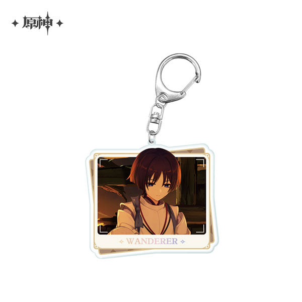 miHoYo Genshin Impact Character PV Acrylic Keychain-Wanderer-miHoYo-Ace Cards &amp; Collectibles