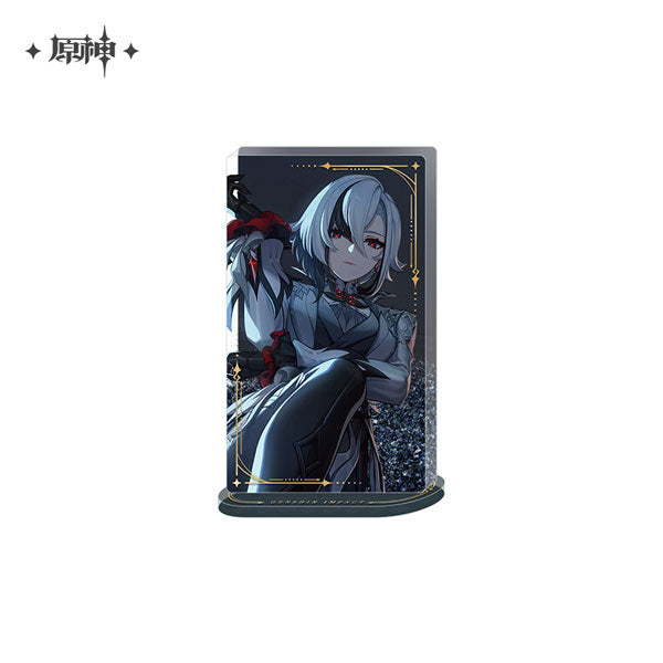 miHoYo Genshin Impact Character PV Glitter Quicksand Acrylic Stand-Zhongli-miHoYo-Ace Cards & Collectibles