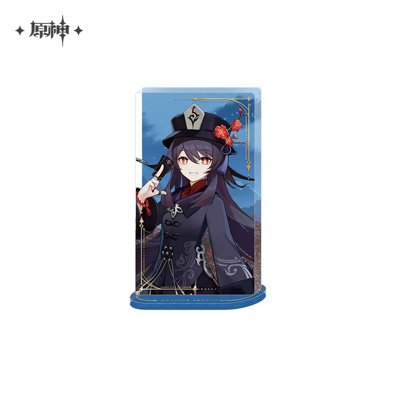 miHoYo Genshin Impact Character PV Glitter Quicksand Acrylic Stand-Zhongli-miHoYo-Ace Cards & Collectibles