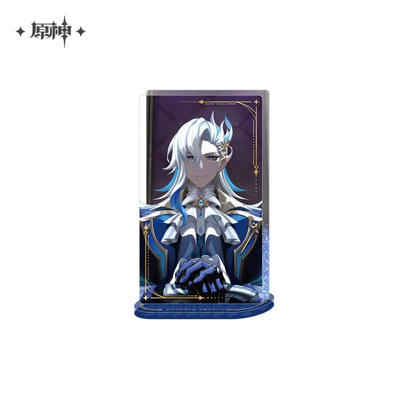 miHoYo Genshin Impact Character PV Glitter Quicksand Acrylic Stand-Zhongli-miHoYo-Ace Cards & Collectibles