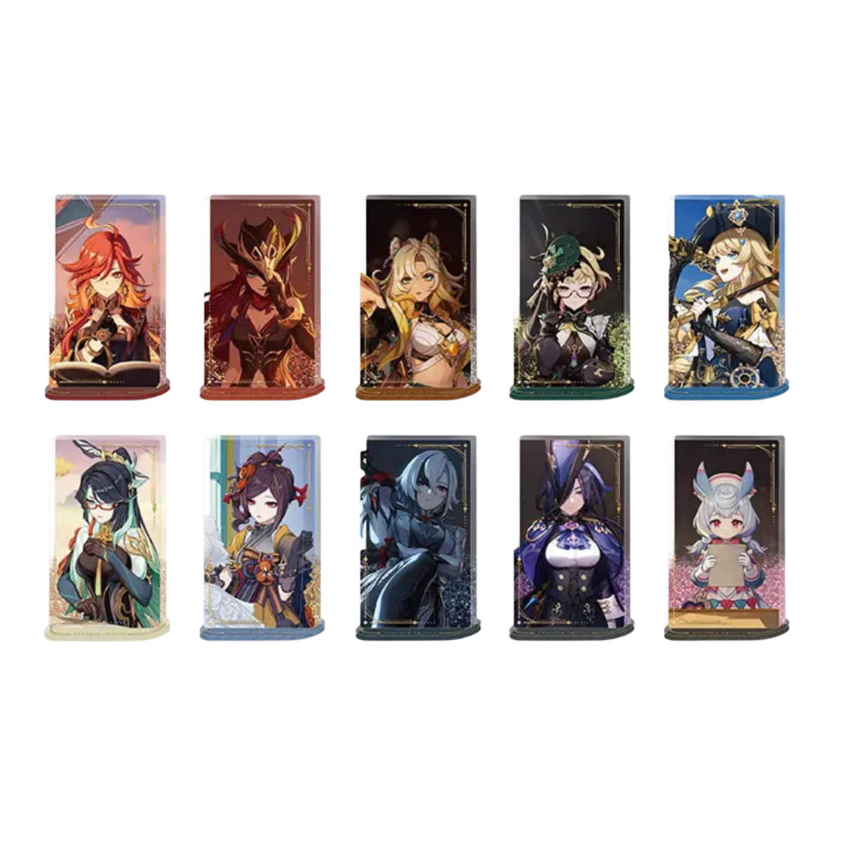 miHoYo Genshin Impact Character PV Glitter Quicksand Acrylic Stand-Zhongli-miHoYo-Ace Cards & Collectibles