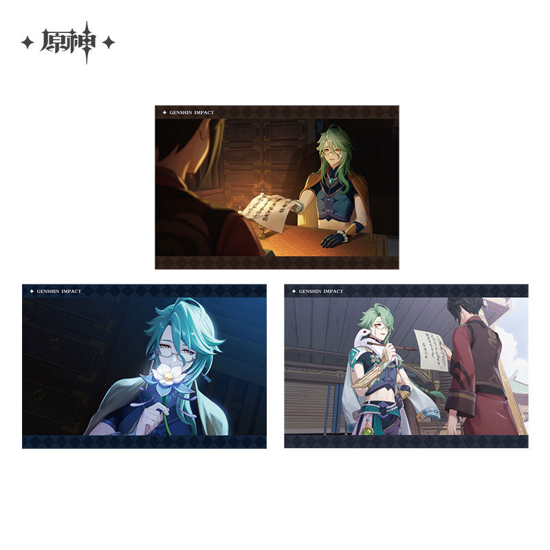 miHoYo Genshin Impact Character PV Photo Cards-Baizhu-miHoYo-Ace Cards &amp; Collectibles