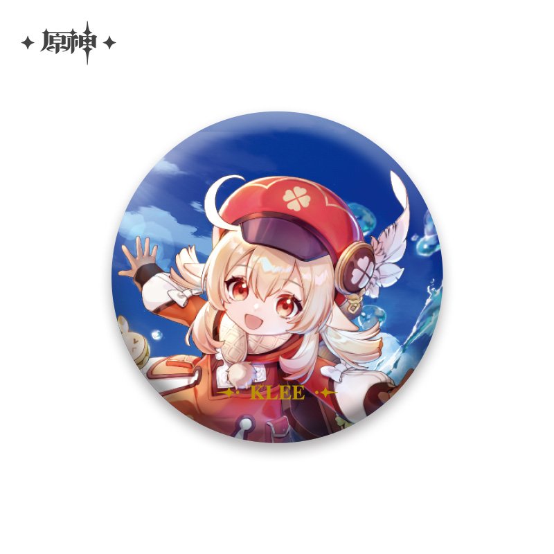 miHoYo Genshin Impact Character Theme Metal Badge Vol.1-Klee-miHoYo-Ace Cards &amp; Collectibles