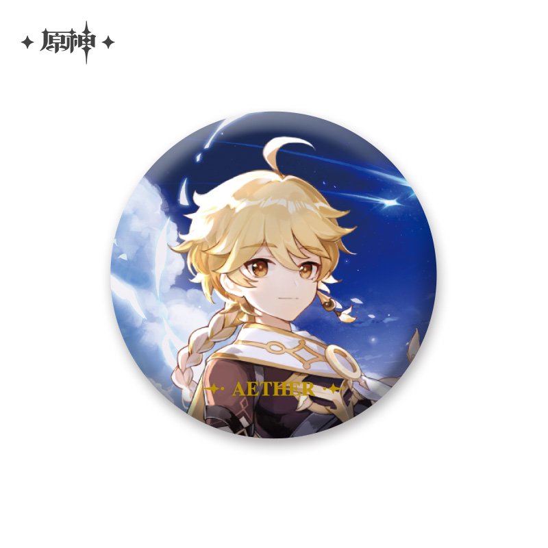 miHoYo Genshin Impact Character Theme Metal Badge Vol.1-Zhongli-miHoYo-Ace Cards & Collectibles