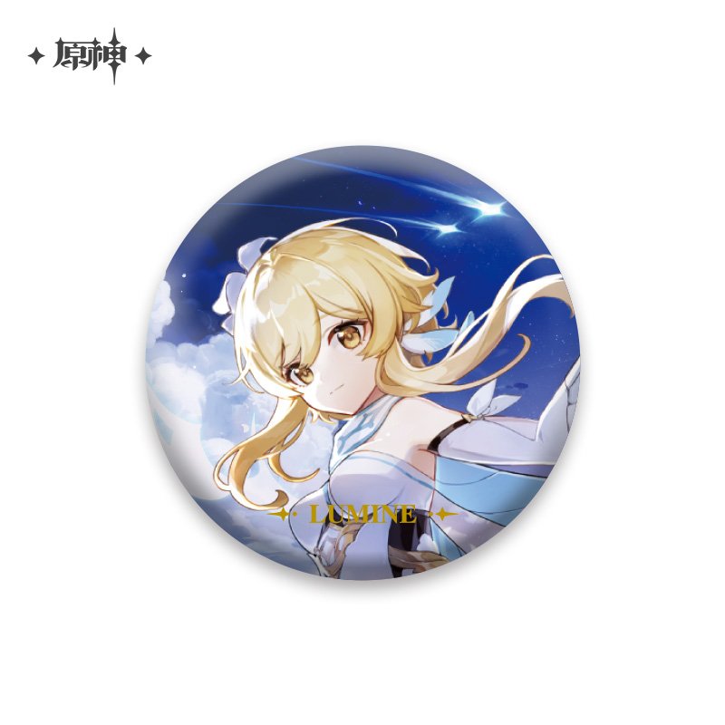 miHoYo Genshin Impact Character Theme Metal Badge Vol.1-Zhongli-miHoYo-Ace Cards & Collectibles