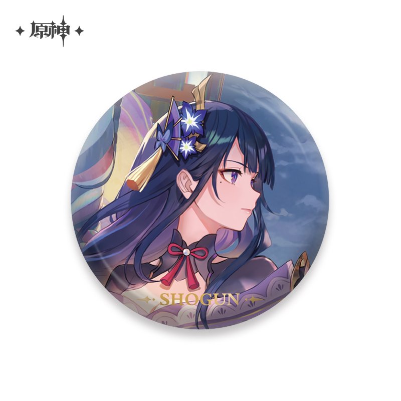 miHoYo Genshin Impact Character Theme Metal Badge Vol.2-Ayaka-miHoYo-Ace Cards & Collectibles