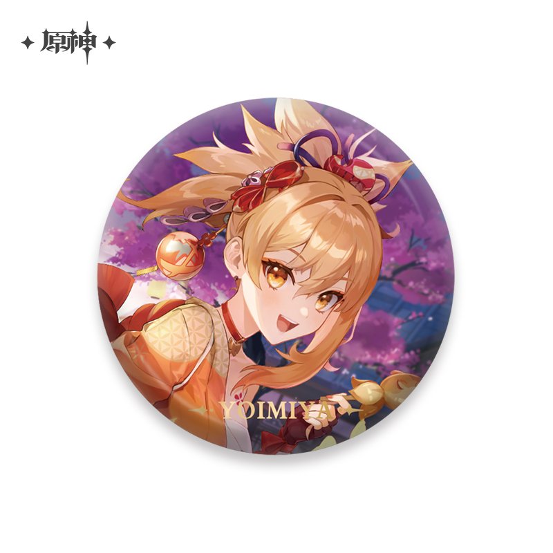 miHoYo Genshin Impact Character Theme Metal Badge Vol.2-Ayaka-miHoYo-Ace Cards & Collectibles