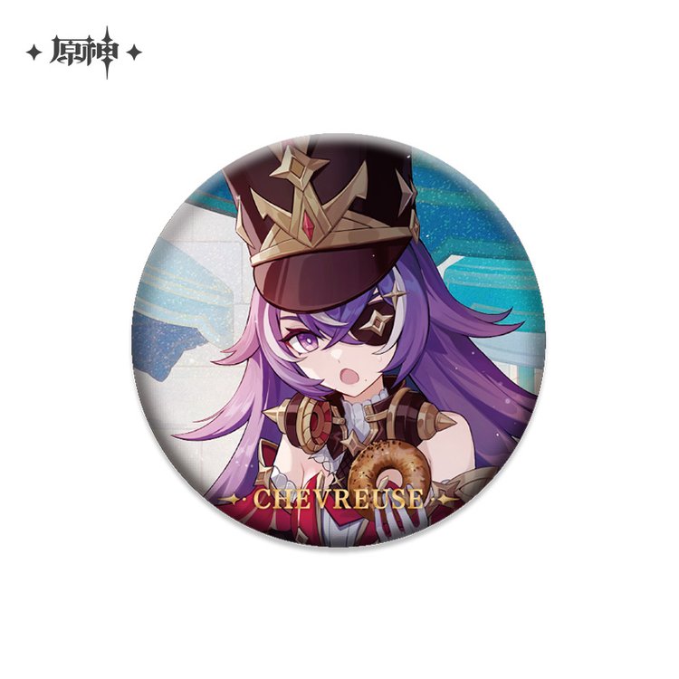 miHoYo Genshin Impact Character Theme Metal Badge Vol.4-Chevreuse-miHoYo-Ace Cards & Collectibles