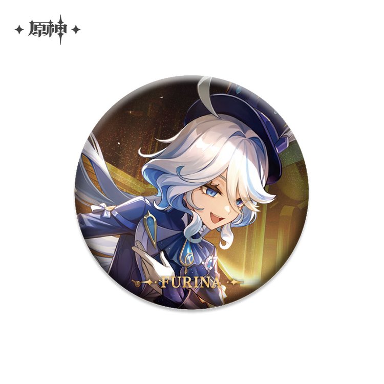 miHoYo Genshin Impact Character Theme Metal Badge Vol.4-Furina-miHoYo-Ace Cards & Collectibles