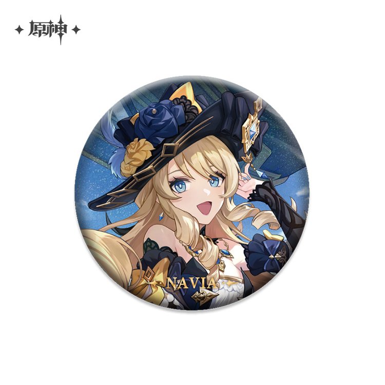 miHoYo Genshin Impact Character Theme Metal Badge Vol.4-Furina-miHoYo-Ace Cards & Collectibles