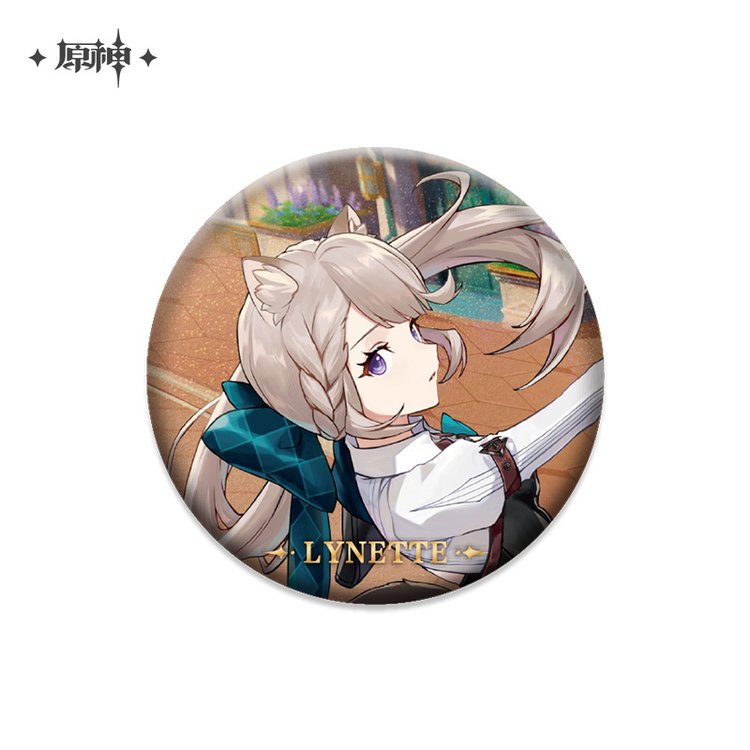 miHoYo Genshin Impact Character Theme Metal Badge Vol.4-Lynette-miHoYo-Ace Cards & Collectibles
