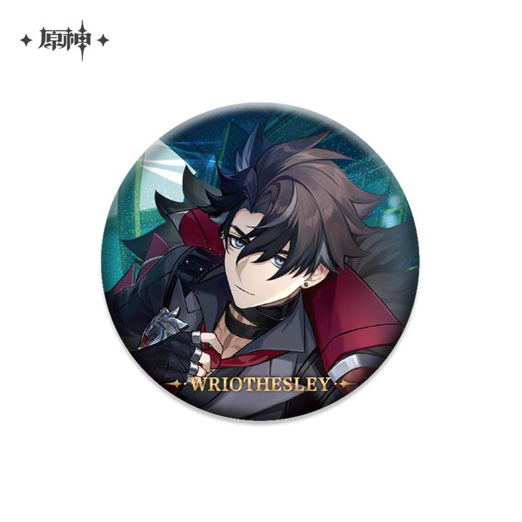 miHoYo Genshin Impact Character Theme Metal Badge Vol.4-Wriothesley-miHoYo-Ace Cards & Collectibles