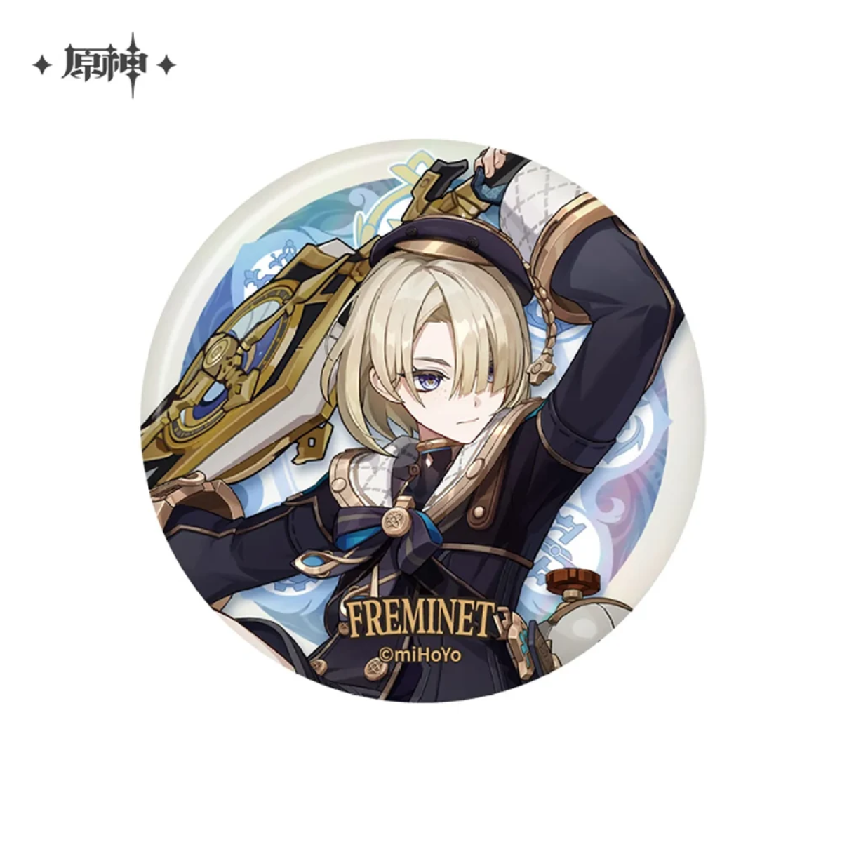 miHoYo Genshin Impact Character Tin Badge Court of Fontaine-Freminet-miHoYo-Ace Cards &amp; Collectibles