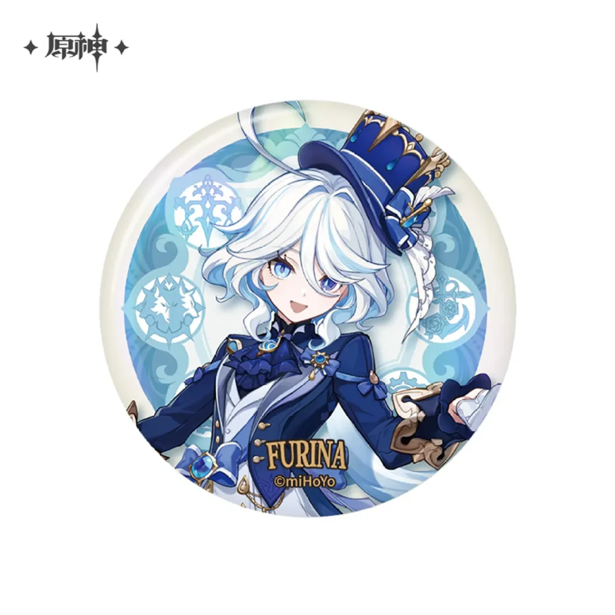 miHoYo Genshin Impact Character Tin Badge Court of Fontaine-Furina-miHoYo-Ace Cards &amp; Collectibles