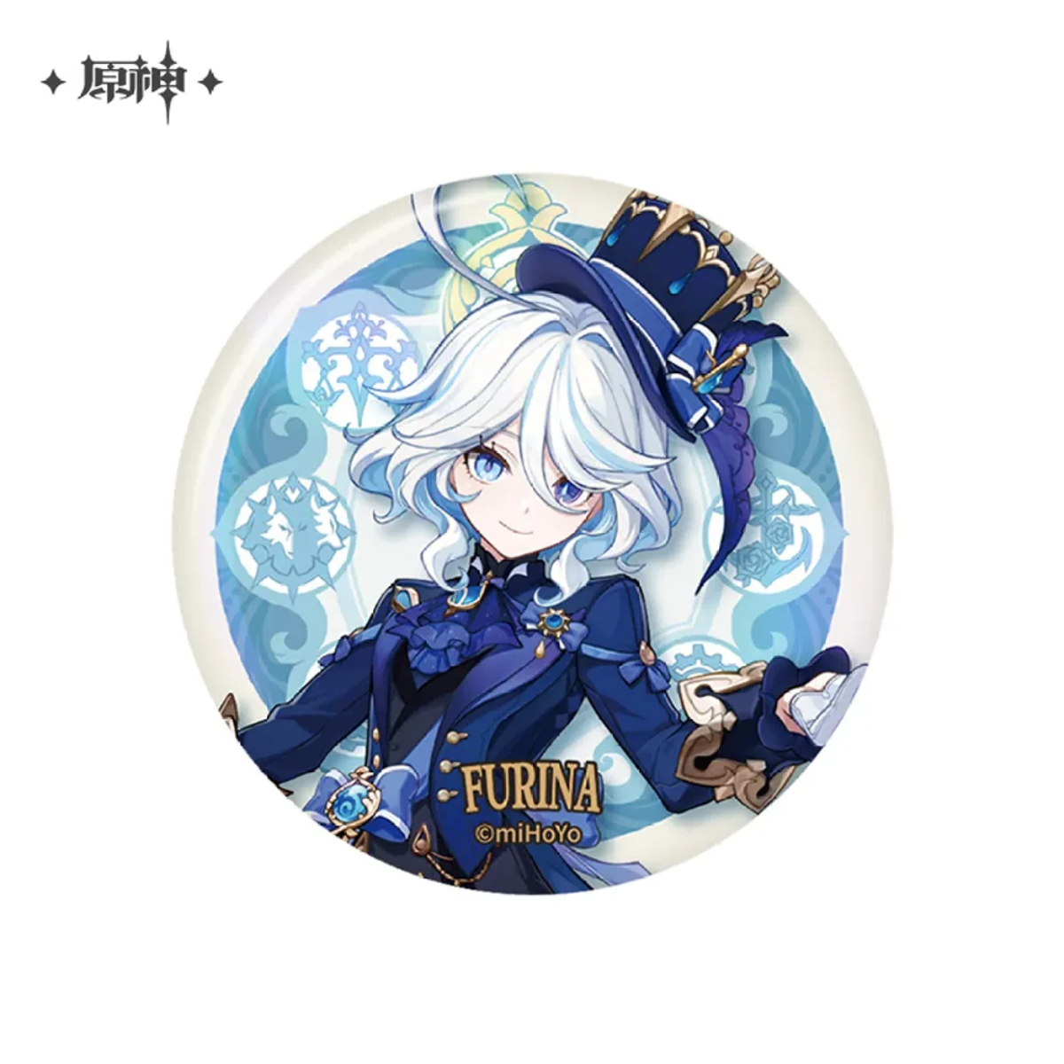 miHoYo Genshin Impact Character Tin Badge Court of Fontaine-Furina Ousia-miHoYo-Ace Cards &amp; Collectibles