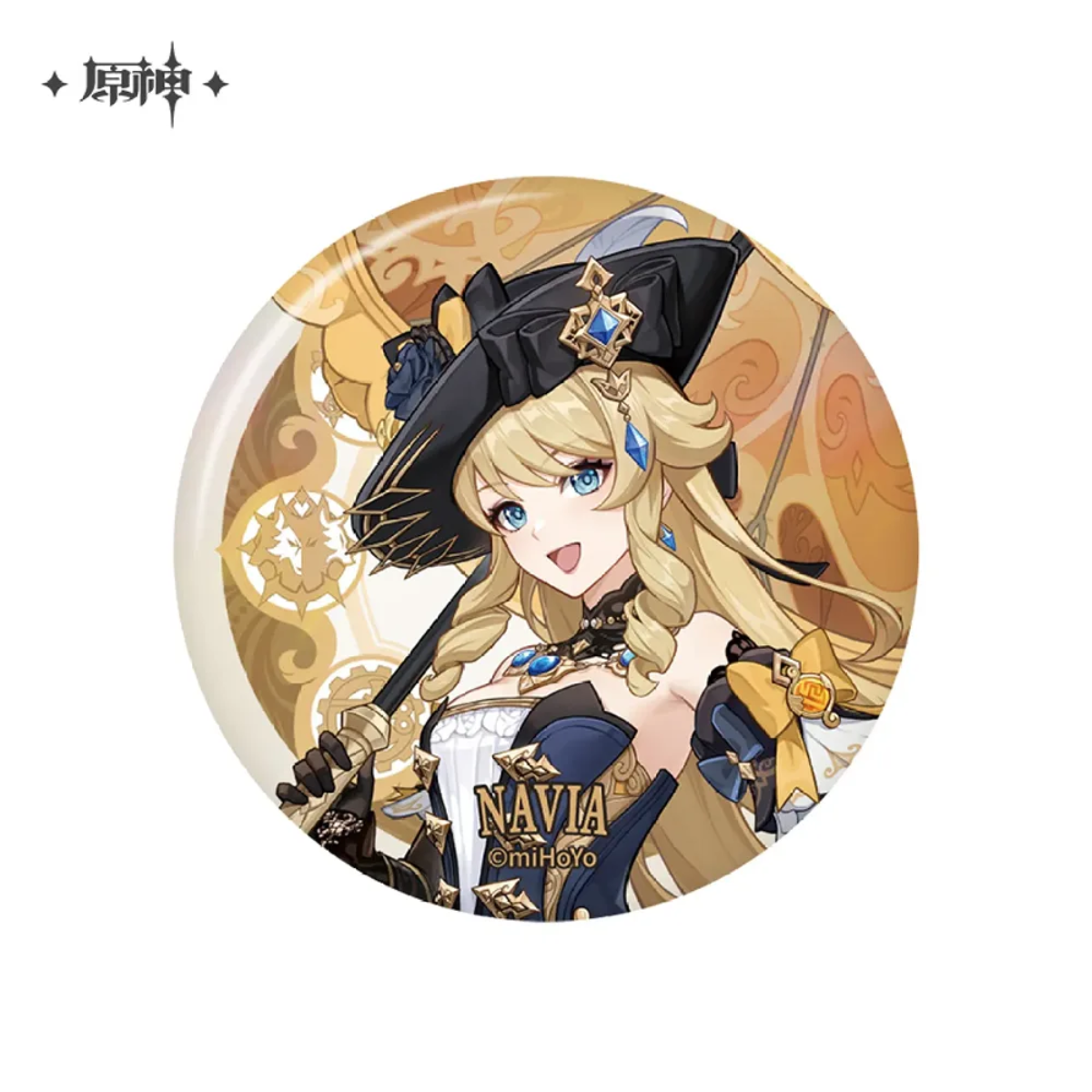 miHoYo Genshin Impact Character Tin Badge Court of Fontaine-Navia-miHoYo-Ace Cards &amp; Collectibles