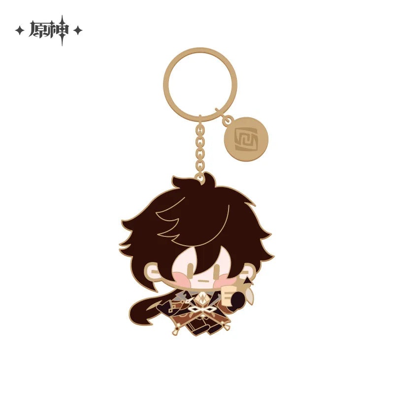 miHoYo Genshin Impact Chibi Characters Metalic Keychain-Shogun-miHoYo-Ace Cards & Collectibles