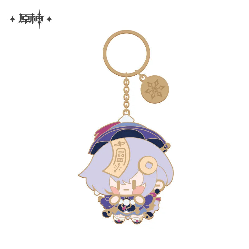 miHoYo Genshin Impact Chibi Characters Metalic Keychain-Shogun-miHoYo-Ace Cards & Collectibles