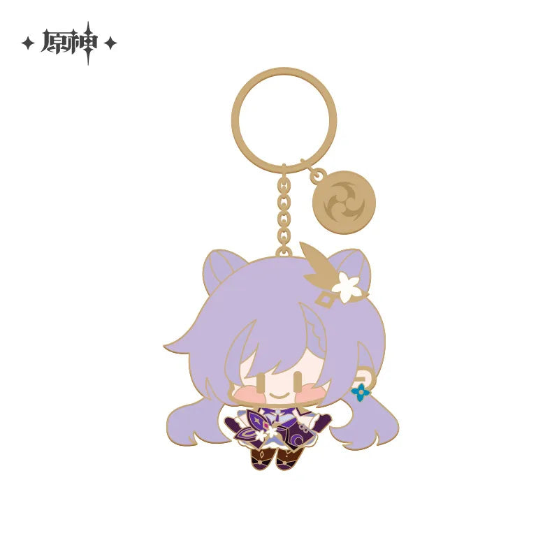 miHoYo Genshin Impact Chibi Characters Metalic Keychain-Shogun-miHoYo-Ace Cards & Collectibles