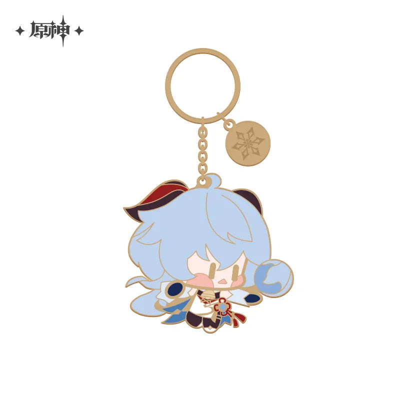 miHoYo Genshin Impact Chibi Characters Metalic Keychain-Shogun-miHoYo-Ace Cards & Collectibles