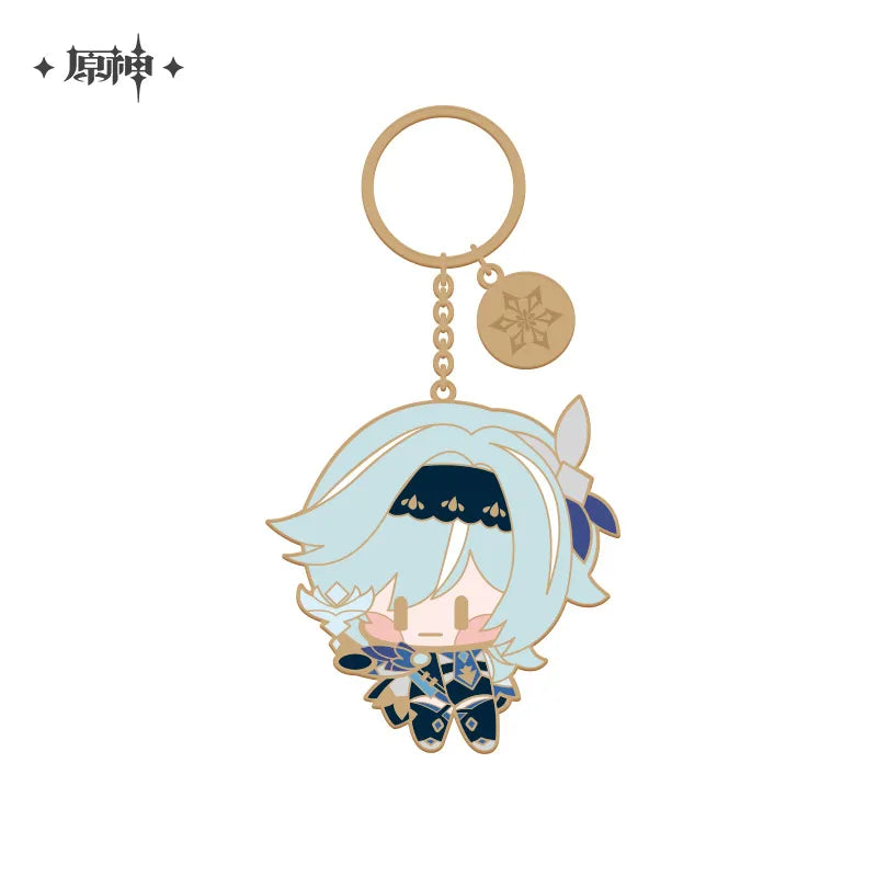 miHoYo Genshin Impact Chibi Characters Metalic Keychain-Shogun-miHoYo-Ace Cards & Collectibles
