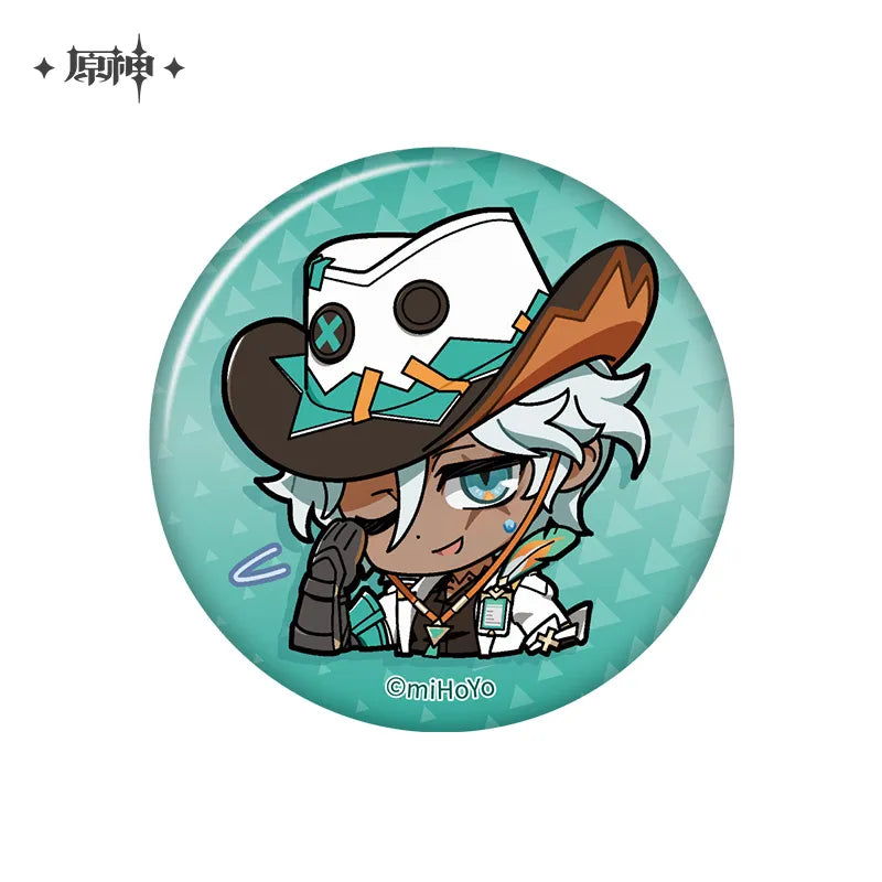 miHoYo Genshin Impact Chibi Expression Sticker Badge: Natlan-Ororon-miHoYo-Ace Cards & Collectibles