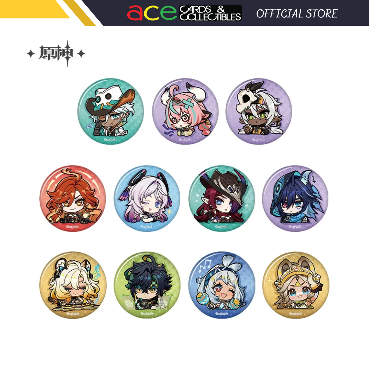 miHoYo Genshin Impact Chibi Expression Sticker Badge: Natlan-Ororon-miHoYo-Ace Cards & Collectibles