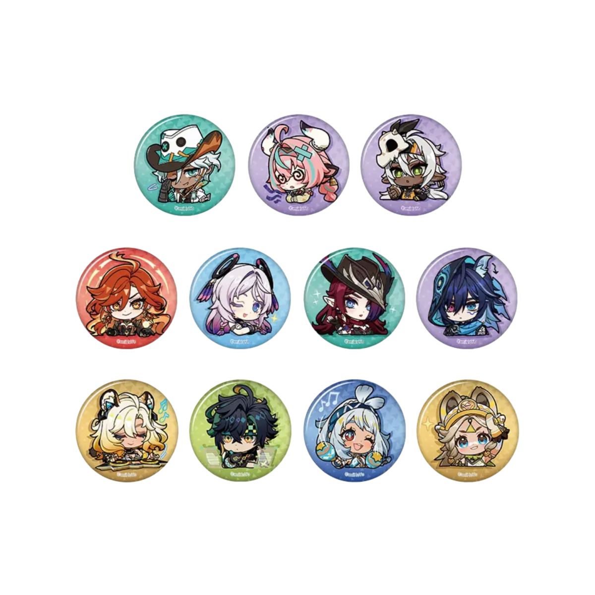 miHoYo Genshin Impact Chibi Expression Sticker Badge: Natlan-Ororon-miHoYo-Ace Cards & Collectibles