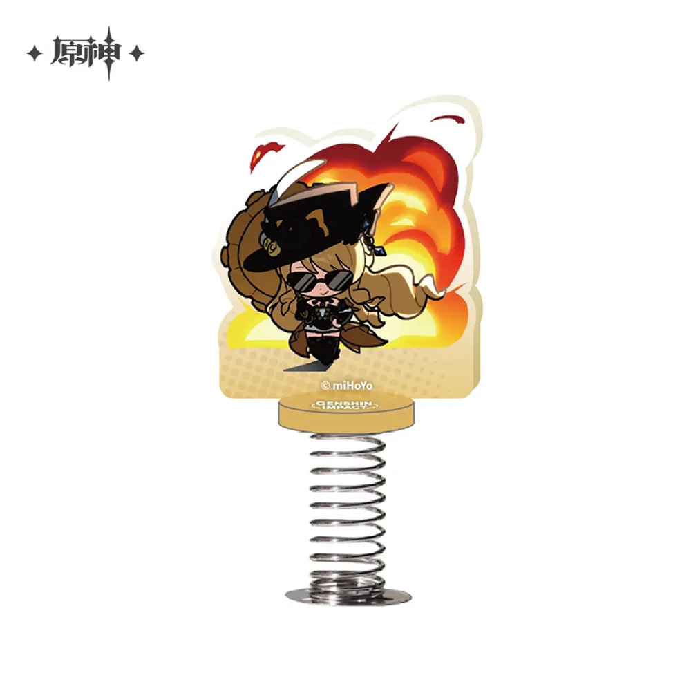 miHoYo Genshin Impact Chibi Fontaine Character Expression Shaking Acrylic Stand-Navia-miHoYo-Ace Cards &amp; Collectibles