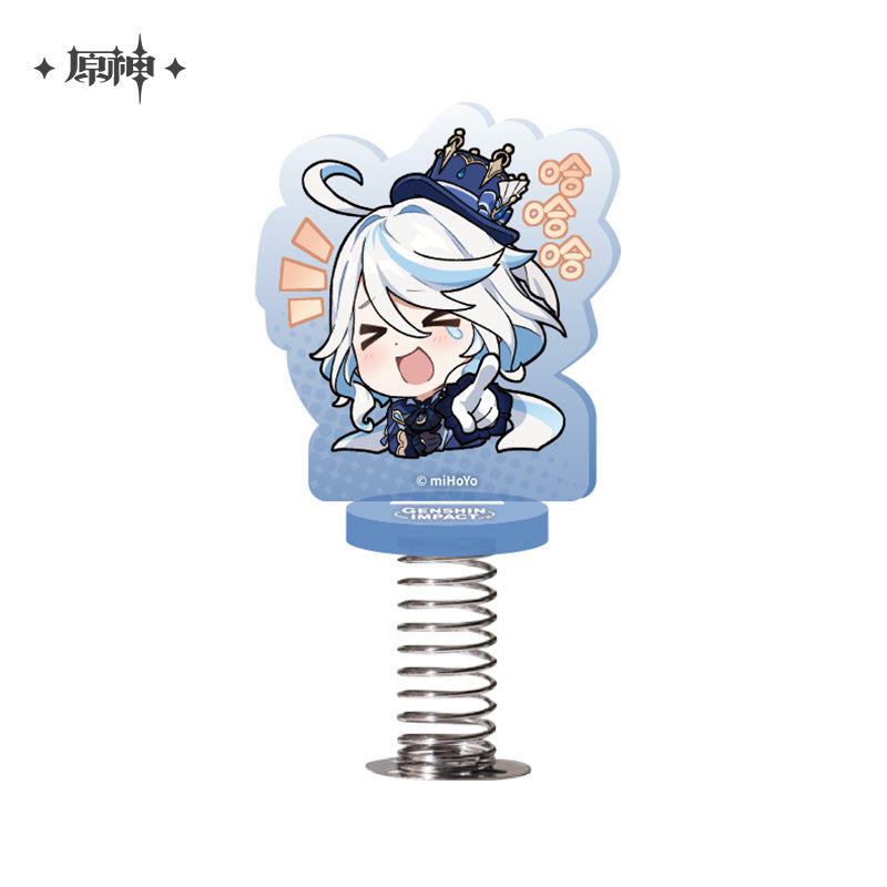 miHoYo Genshin Impact Chibi Fontaine Character Expression Shaking Acrylic Stand-Sigewinne-miHoYo-Ace Cards & Collectibles