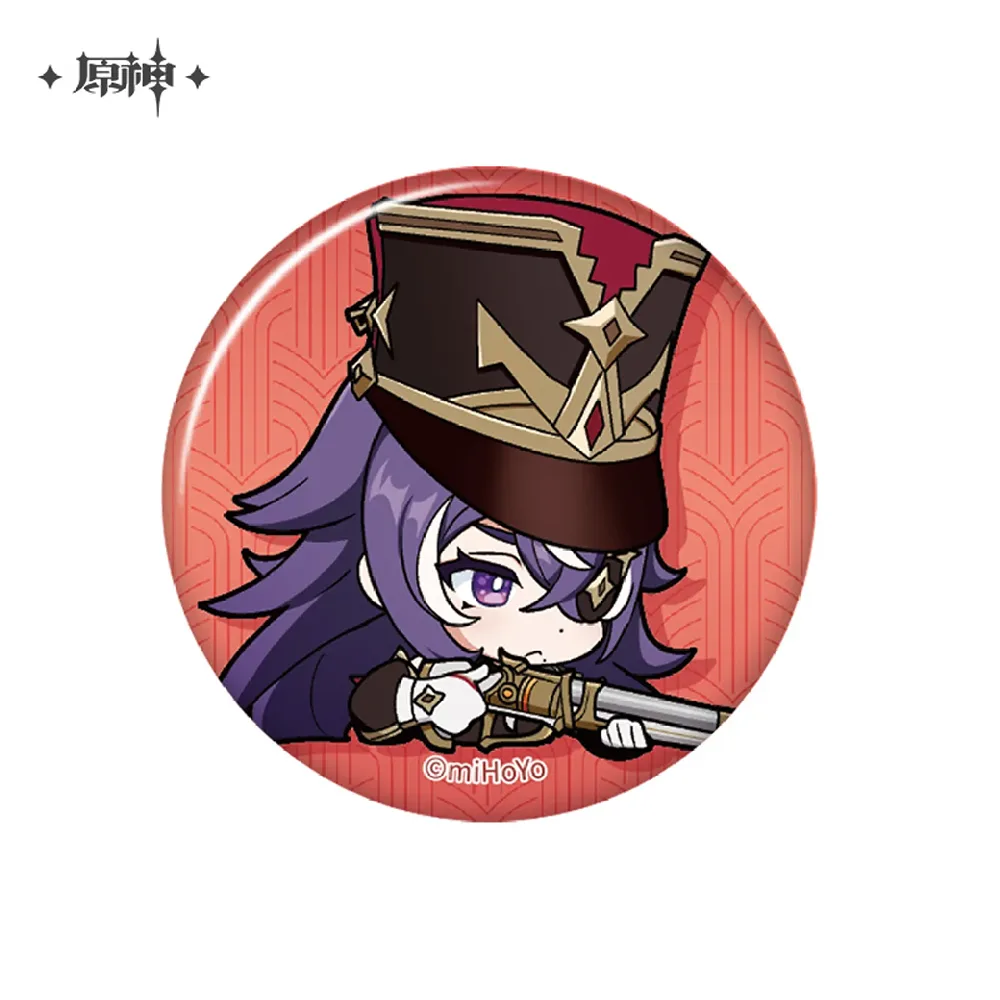 miHoYo Genshin Impact Chibi Fontaine Character Expression Sticker Badge-Chevreuse-miHoYo-Ace Cards &amp; Collectibles