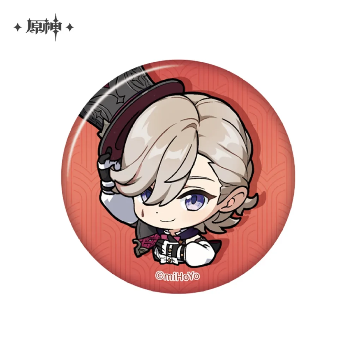 miHoYo Genshin Impact Chibi Fontaine Character Expression Sticker Badge-Navia-miHoYo-Ace Cards & Collectibles
