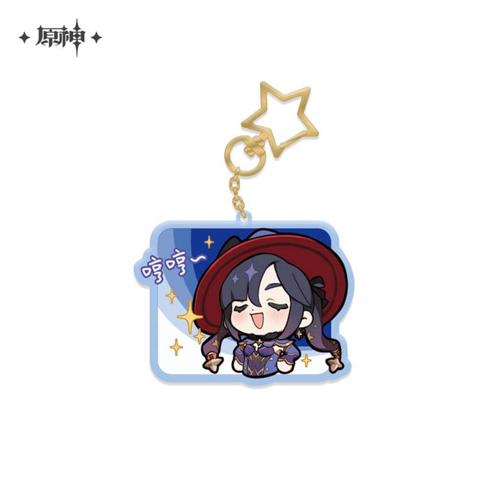 miHoYo Genshin Impact Chibi Stickers Acrylic Keychain Series Vol.1-Eula-miHoYo-Ace Cards & Collectibles
