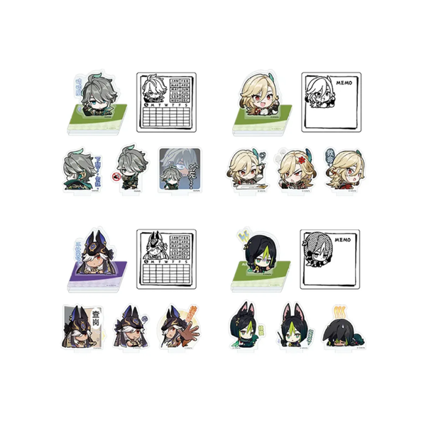 miHoYo Genshin Impact Chibi Sumeru Character Expression Sticker Stamp-Alhaitham-miHoYo-Ace Cards & Collectibles