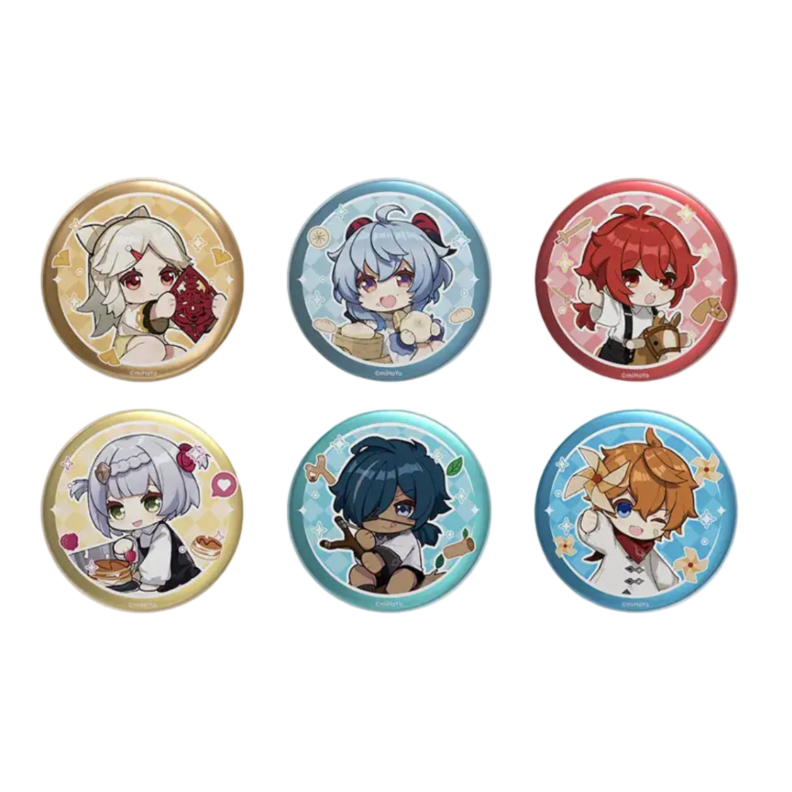 miHoYo Genshin Impact Childhood Dreams Chibi Character Badge-Ganyu-miHoYo-Ace Cards & Collectibles