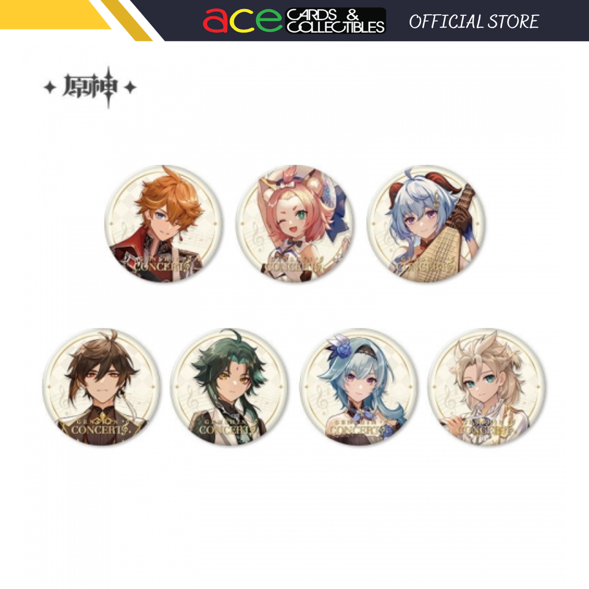 miHoYo Genshin Impact Concert 2023 Melodies of an Endless Journey Character Badge-Xiao-miHoYo-Ace Cards & Collectibles