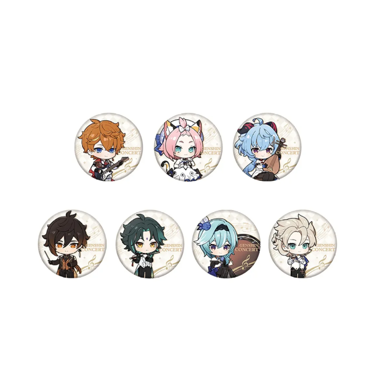 miHoYo Genshin Impact Concert 2023 Melodies of an Endless Journey Chibi Badge-Xiao-miHoYo-Ace Cards & Collectibles