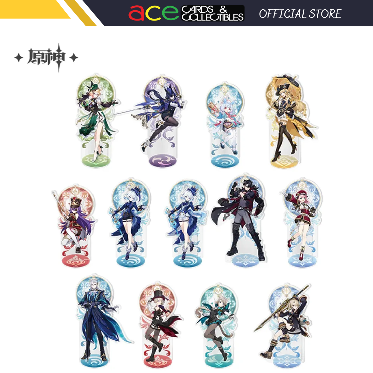 miHoYo Genshin Impact - Court of Fontaine Series Characters Acrylic Stand-Navia-miHoYo-Ace Cards & Collectibles